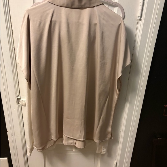 Ava & Viv Light Tan Blouse - Picture 2 of 3